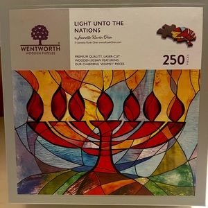 Wentworth wooden puzzle - “Light Unto The Nations” - Retired design.